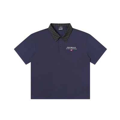 【Endweep官方店】格子翻领Polo