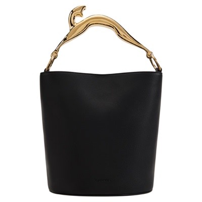 LANVIN浪凡牛皮革水桶包