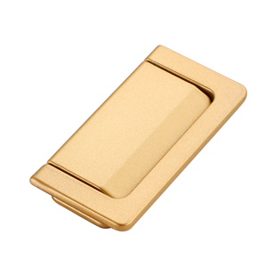 隐形翻盖抽屉柜门小拉手简约明装暗扣拉环加长把手64孔96孔128孔