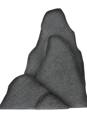 仿真雪浪石玻璃钢户外造景