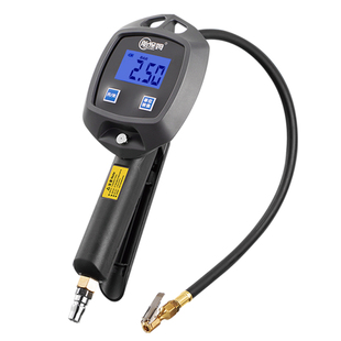 汽车轮胎充气气压表胎压数显加气打气表胎压枪电子打气表充气表
