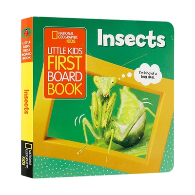 国家地理儿童 昆虫 英文原版 Little Kids First Board Book: Insects儿童科普纸板书Ruth Musgrave亲子互动学习科普儿童图画书籍