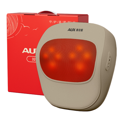 奥克斯颈椎按摩器仪正品颈部背部腰部脖子多功能靠枕肩颈疏通神器