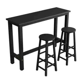 长条高脚桌宽30/40cm靠墙小吧台桌200/220/240长奶茶店桌阳台餐桌