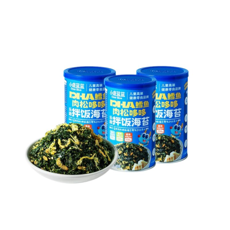 小鹿蓝蓝海苔拌饭碎DHA鳕鱼肉松