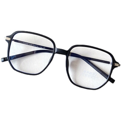 新款质感黑大框眼镜男