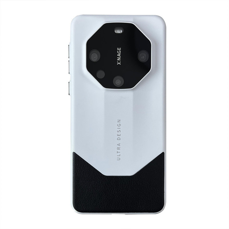 秒变大师版纳帕皮质拼接双色拼色适用华为Pura70pro手机壳mate60pro硬壳mate50保护壳mate40全包mate70pro RS