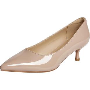 百思图2026春季新款通勤细跟尖头高跟鞋工作鞋女浅口单鞋W1071AQ6