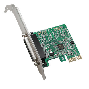 景赛PCI-E转串口卡PCIE转九针串口扩展卡DB9针COM口RS232转接卡