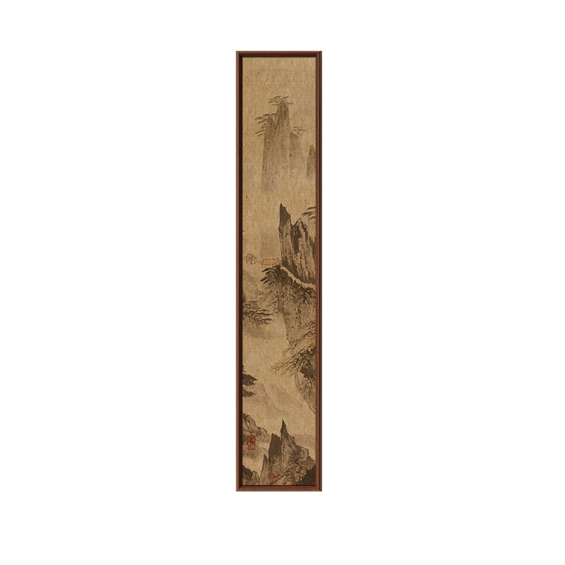 宋代美学背有靠山玄关装饰画