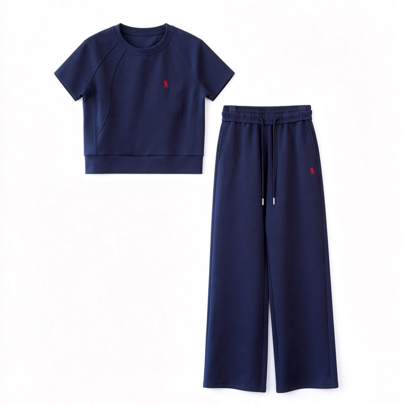休闲短袖套装女2026夏