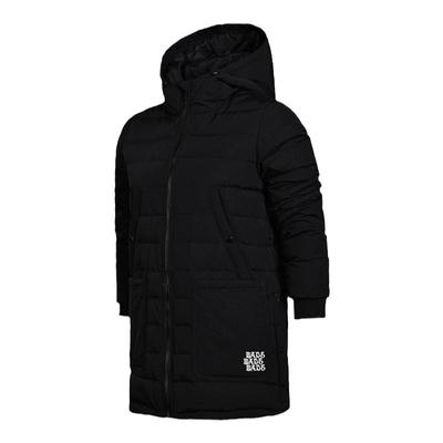 李宁中长款羽绒服女冬新品休闲连帽外套防风运动服AYMM066