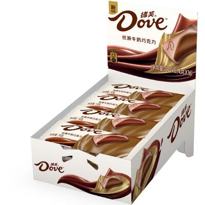 德芙丝滑纯正可可脂巧克力零食