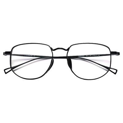 星沐复古超轻多边T钛眼镜框男女