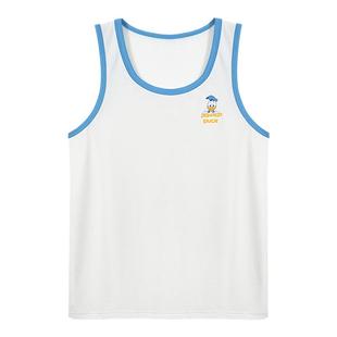 ubras旗下likeuu儿童背心发育期男女中大童吸湿排汗抗菌透气背心