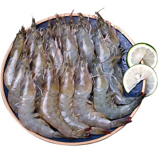 2030盐冻大虾 厄瓜多尔大虾 海鲜 海水大虾 白对虾进口 冷冻大虾