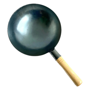 免开锅/圆底小炒锅铁锅无涂层不粘/一人食炒菜/儿童辅食/煎蛋热油