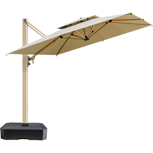 户外遮阳伞庭院伞别墅花园商用大型太阳伞露天阳台室外摆摊罗马伞