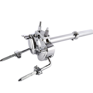 架子鼓嗵鼓支架水管耳鼓悬挂架托架爵士鼓配件单臂挎鼓架双牛头架