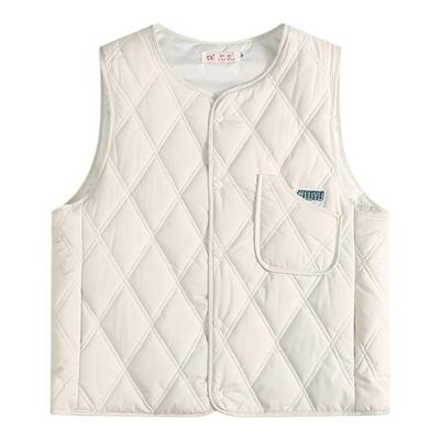 大衣内搭棉马甲女短款叠穿背心