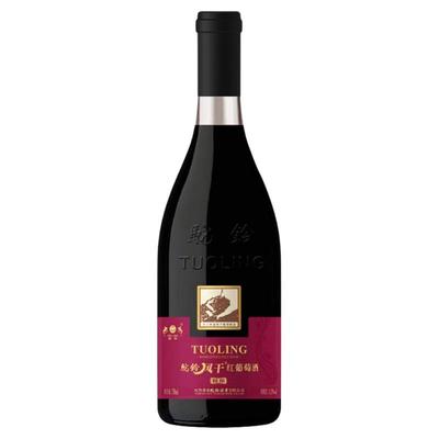 新疆驼铃风干精酿红葡萄酒11.5度750ml女士不加糖甜红酒吐鲁番