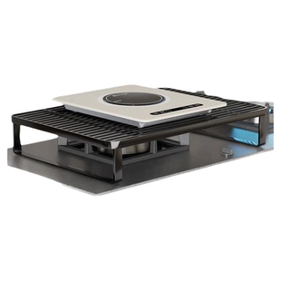 厨房电磁炉散热架台面免打孔燃气灶架子加高支架托架煤气灶置物架