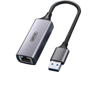优越者(UNITEK)USB网线转接头Type-c/USB转千兆网卡1000M适用苹果Mac笔记本电脑小米盒子网口转换器PD100W
