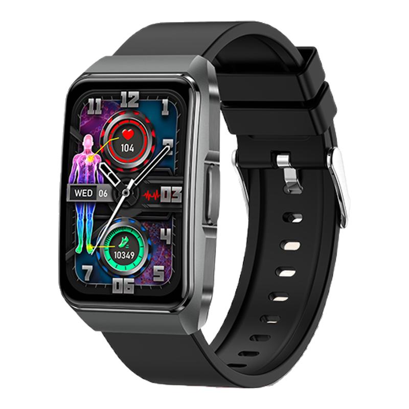 健康监测智能手表心率心电图血压血氧24小时风险评估老年人体温睡眠运动手环测量