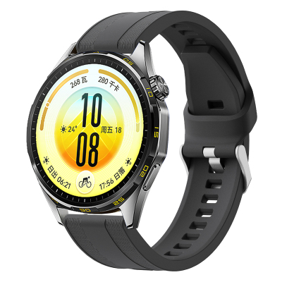 适用于华为gt7/7pro表带watch gt6/5/4硅胶腕带46mm通用智能运动手表gt5pro男女透气22mm配件