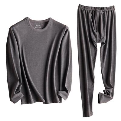 双面德绒男士保暖内衣套装