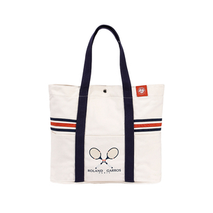 罗兰加洛斯法网网球包帆布包网球拍收纳包网球周边帆布袋背包