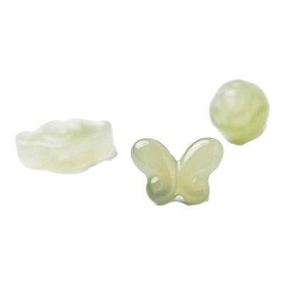 宏杰和田玉散珠小吊坠配饰配件