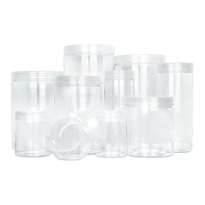 铝银盖pet食品级塑料密封罐瓶子