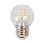 led小圆泡5W节能灯泡G45魔豆灯吊灯12W光源E27大螺口三色变光暖光