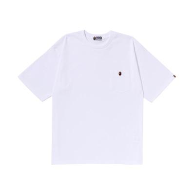 BAPE男装春夏猿人刺绣徽章短袖