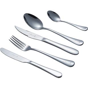 onlycook 欧式牛排刀叉盘子套装 刀叉勺三件套 家用西餐餐具全套