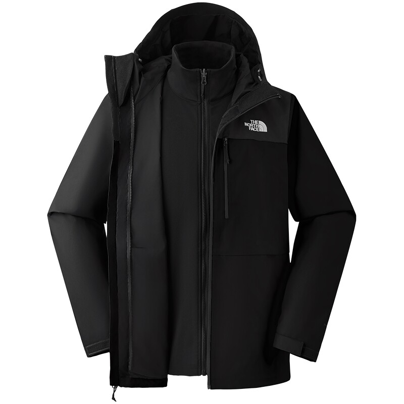 【经典款】北面软壳内胆三合一冲锋衣男户外TheNorthFace|8DMK