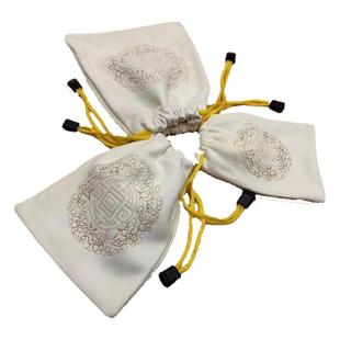 麂皮文玩袋鹿皮袋子盘珠串玩麂皮手套星月核桃葫芦抛光布包浆收纳