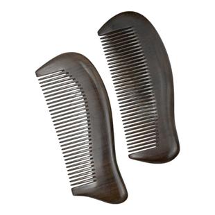 一生缘天然整木沉贵宝材质木梳小号高质感男女便携口袋顺滑梳发