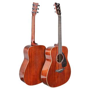 雅马哈吉他官方旗舰店fg830电箱单板民谣初学者学生男女41寸fs830