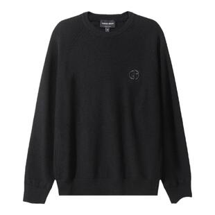 GA阿玛尼 男士绵羊毛圆领长袖针织衫 GM000278 AF12315