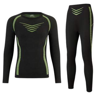 必迈官方秋冬运动激能紧身保暖套装男女滑雪内衣户外跑步保暖内衣