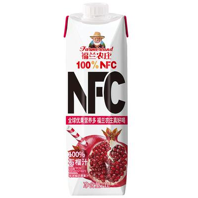 福兰农庄NFC100%石榴汁1L果汁
