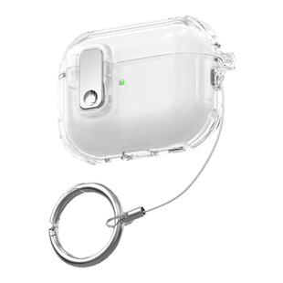 适用苹果airpods4保护套降噪版airpodspro3耳机套airpodspro2耳机壳airpods3保护壳12代自动弹盖连体透明新款
