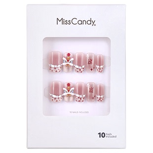 MissCandy手工穿戴甲2026年新款猫眼高级感显白新年战甲美甲贴片