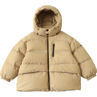 儿童羽绒服男童中长款2025冬季新款女童羽绒服小中大童亲子4083