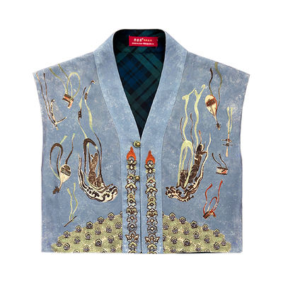 乔丢丢不鼓自鸣敦煌壁画临摹背子