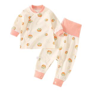 婴儿纯棉内衣套装女宝宝秋衣秋裤a类家居服春秋男宝打底分体衣服