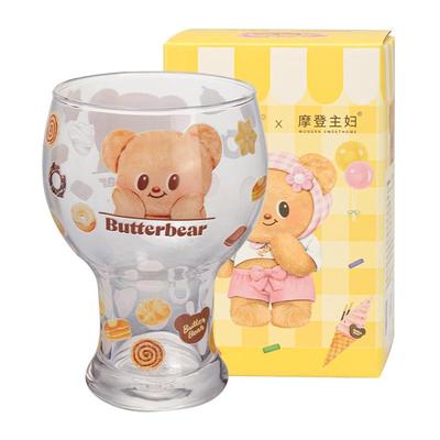 摩登主妇可爱玻璃杯高颜值果汁杯