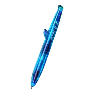 【25爆款新品】点石制笔深海舱巨齿鲨双珠速干按动中性笔高颜值黑科技学生用考试签字刷题水性圆珠笔黑笔0146